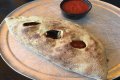 How big is a mellow mushroom calzone?